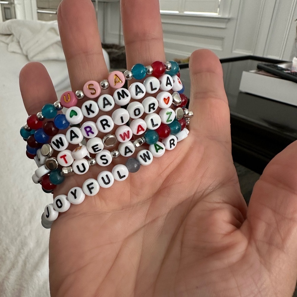 Bracelets. Many in stock.  Custom bracelets available upon request.